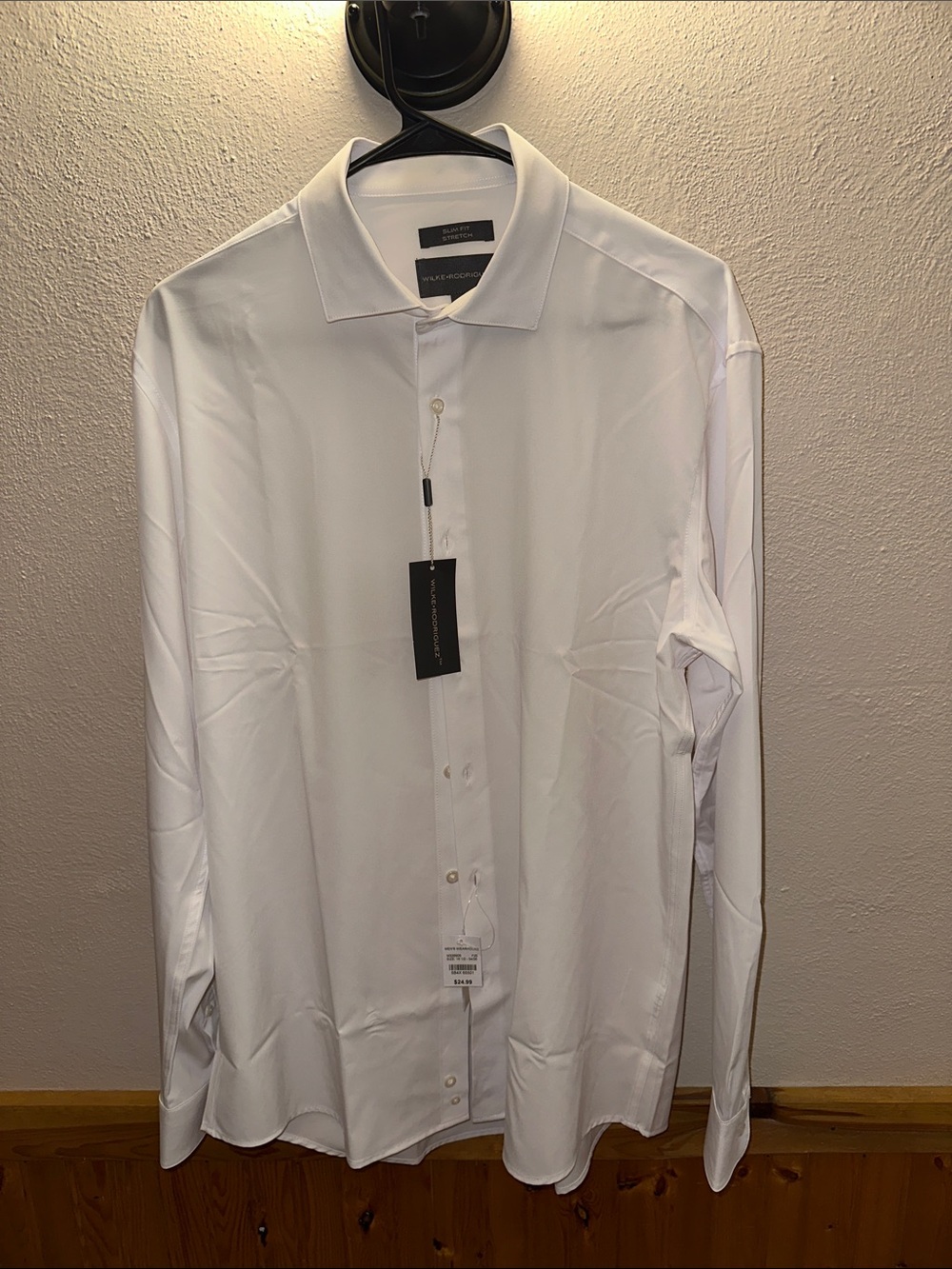 Classic White Dress Shirt - Sleek Collared Button-Up